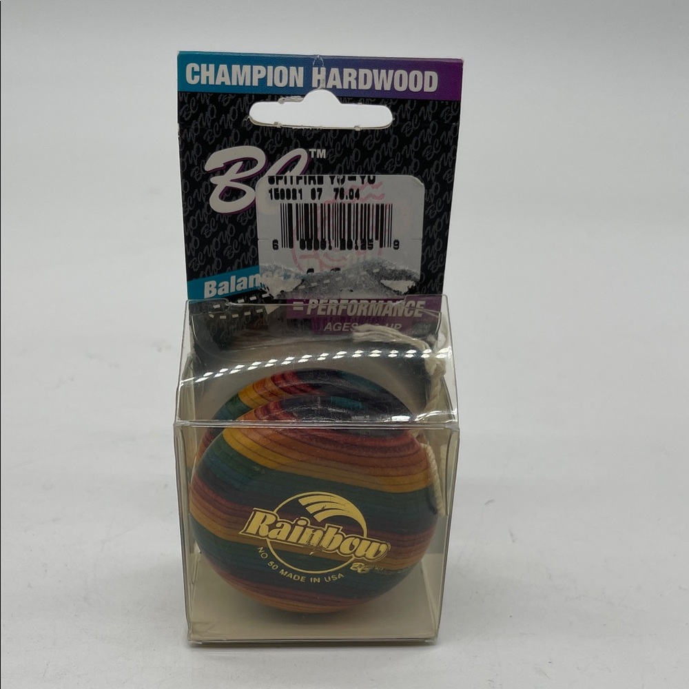 NWT BC Balance & Weight Hardwood YoYo Rainbow